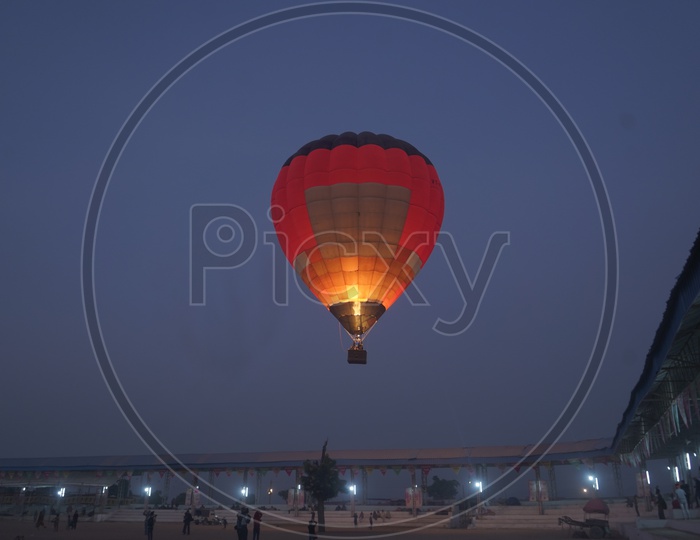 Hot Air Balloon at Pushkar Camel Fair