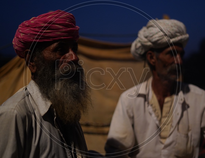Local People in Pushkar Camel Fair