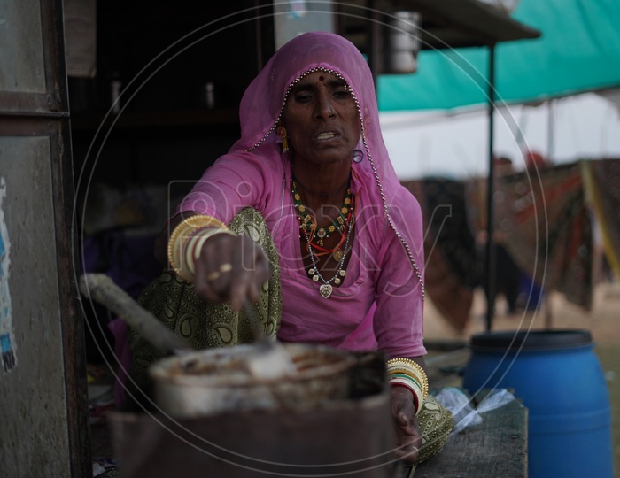 Rajasthani Woman Tea Vendor