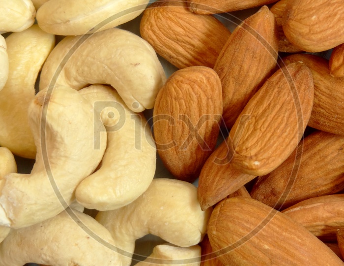 Cashew nuts and Badam!