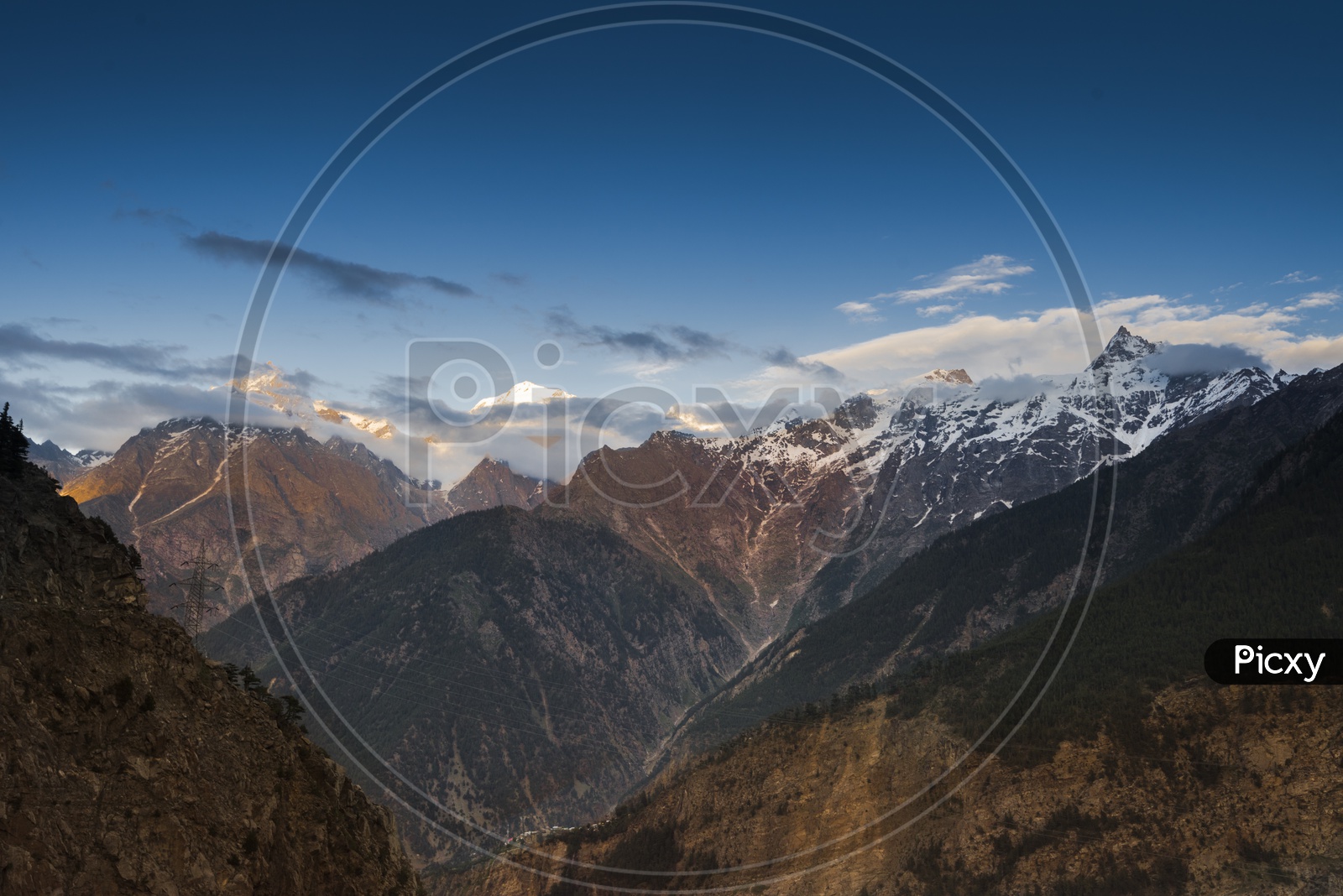 River valley Views Of leh / ladakh