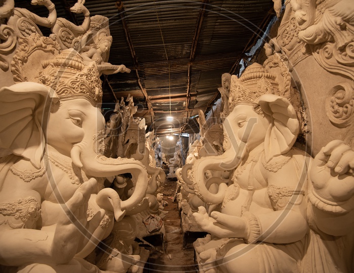 Making of Ganesh/Vigneshwara/Vinnayaka Idols
