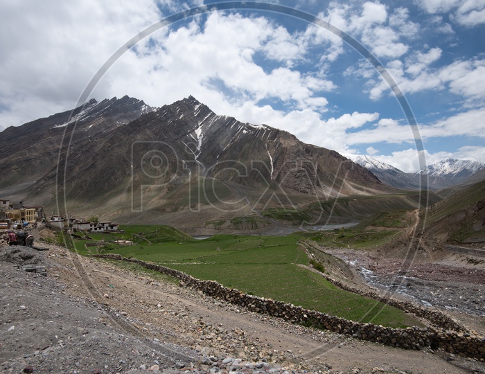 A Dried River Valley in Leh / Ladakh