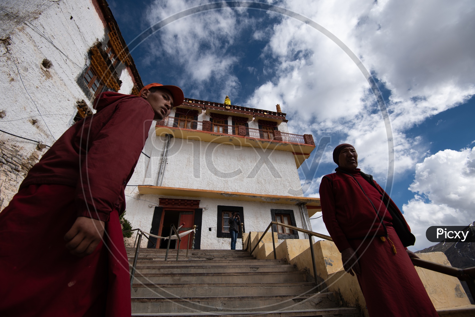 Buddhist monastery in Leh / Ladakh