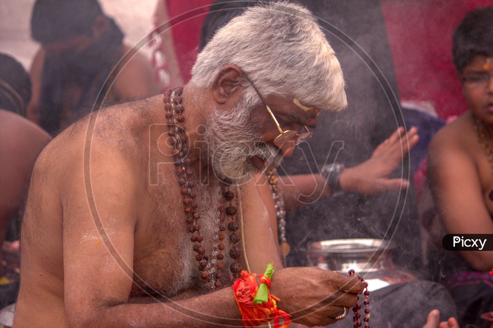 Man in Ayyappa Swami Mala