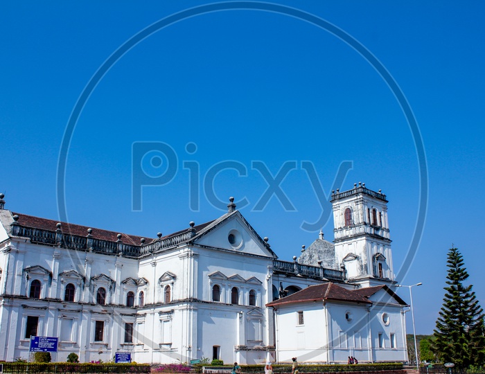 St. Cathedral Church In Goa / Archeological Heritage Site Of India