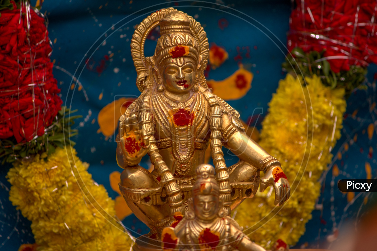 Image of Ayyappa Swamy Idol in Ayyappa Swami Pooja-UY219149-Picxy