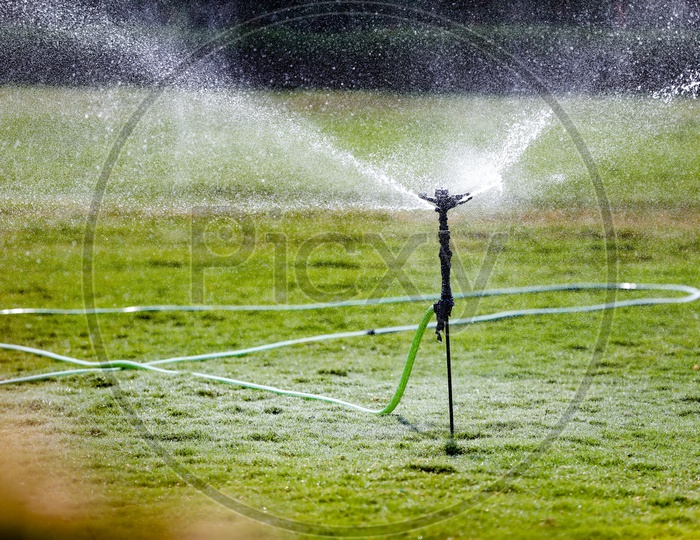 Water sprayer in Garden