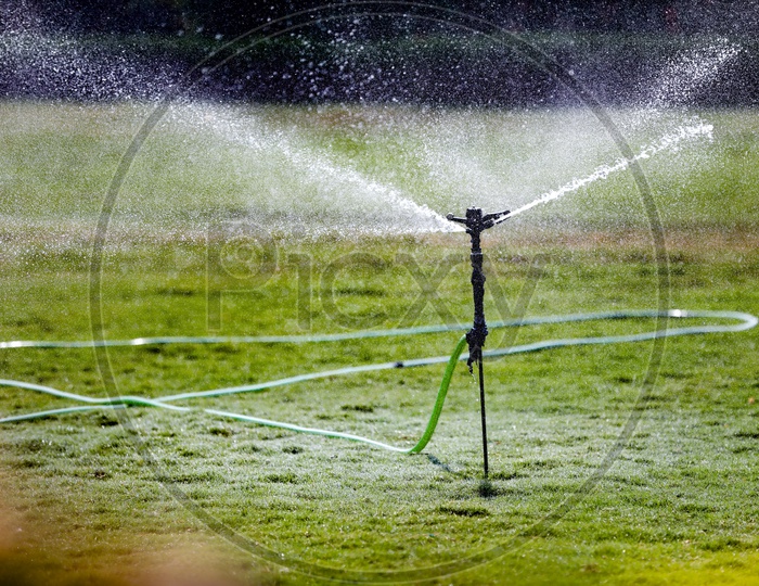 Water sprayer in Garden