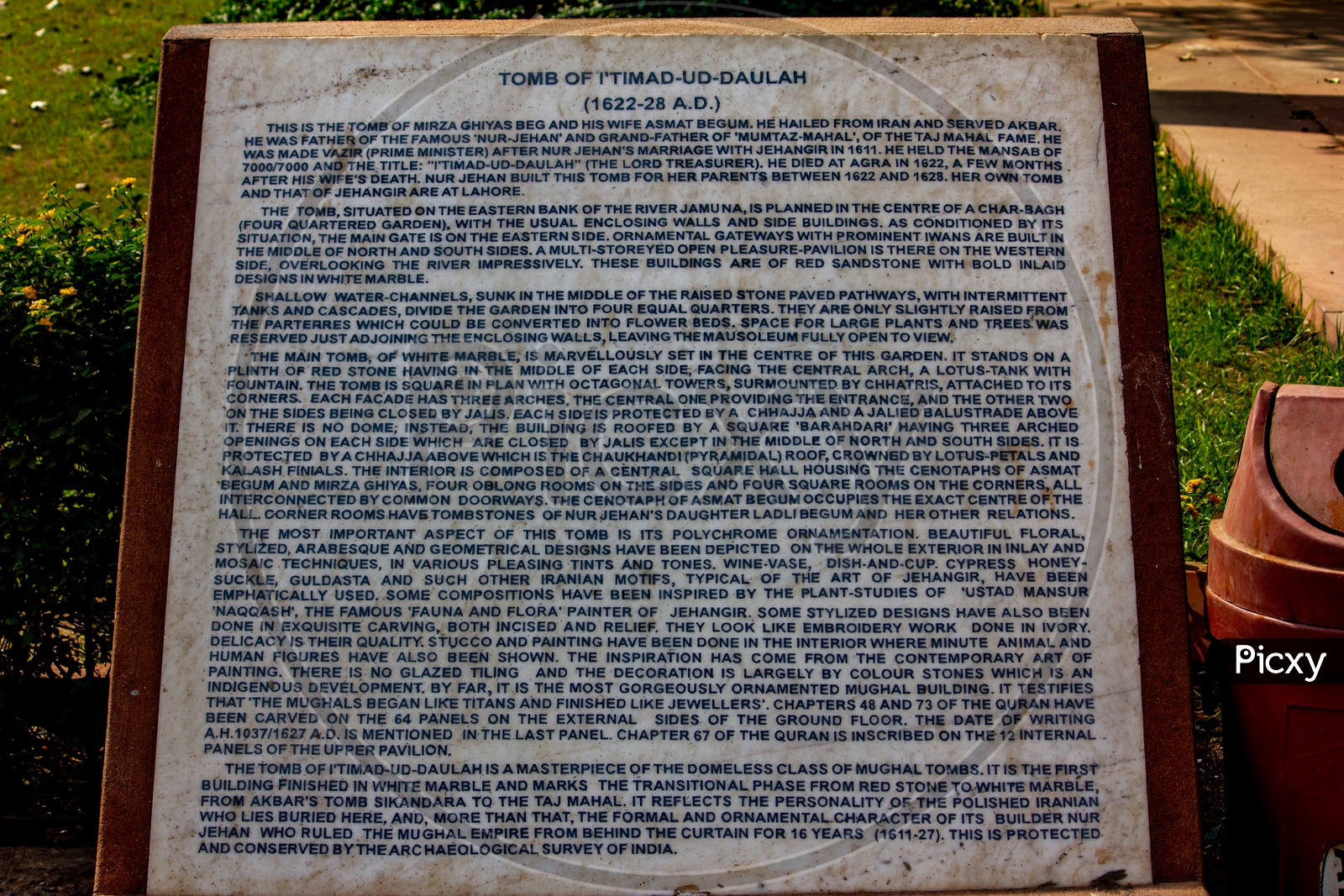 Note about The Tomb of Itimad-Ud-Daulah