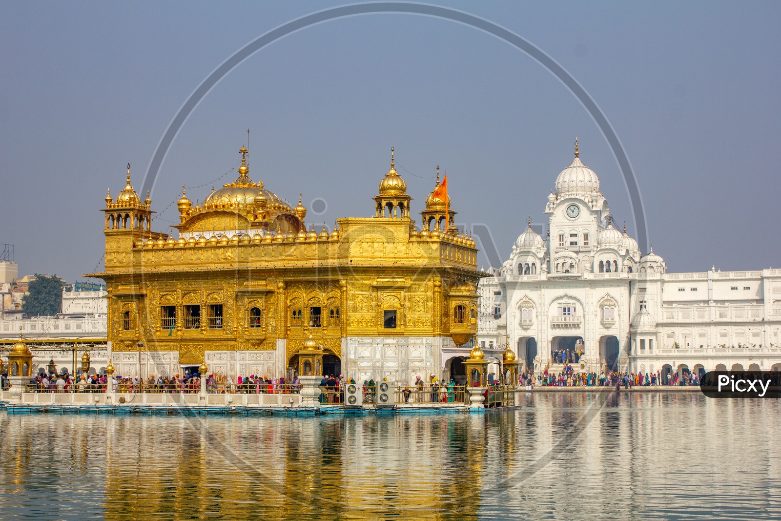 Golden Temple with Reflection
