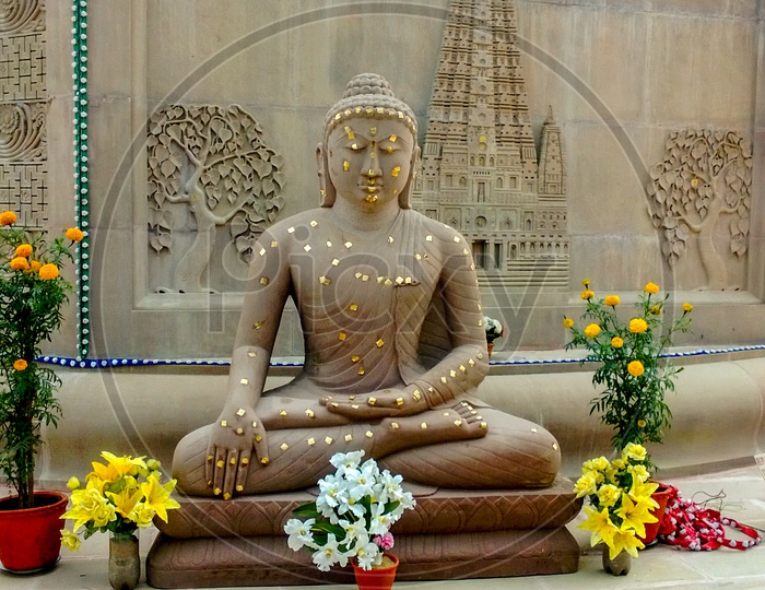 Buddha Statue at the Giant Buddha complex in Sarnath
