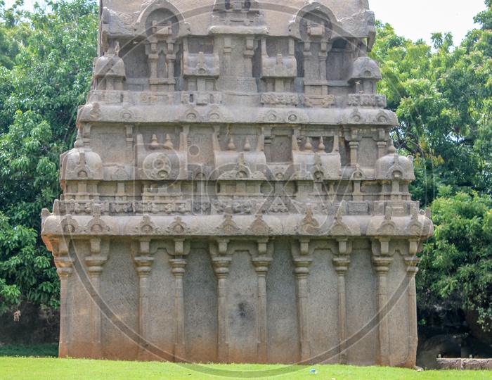 Sculptures at The Descent of the Ganges in Mahabalipuram
