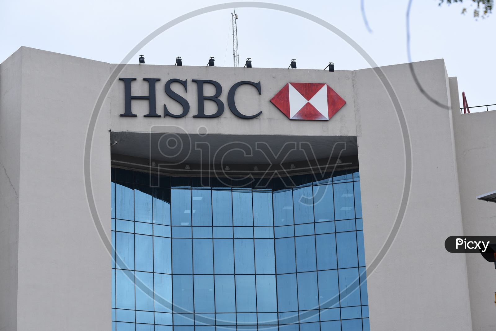 Image Of HSBC Sign Board And Office Building In Hyderabad AJ362299 Picxy