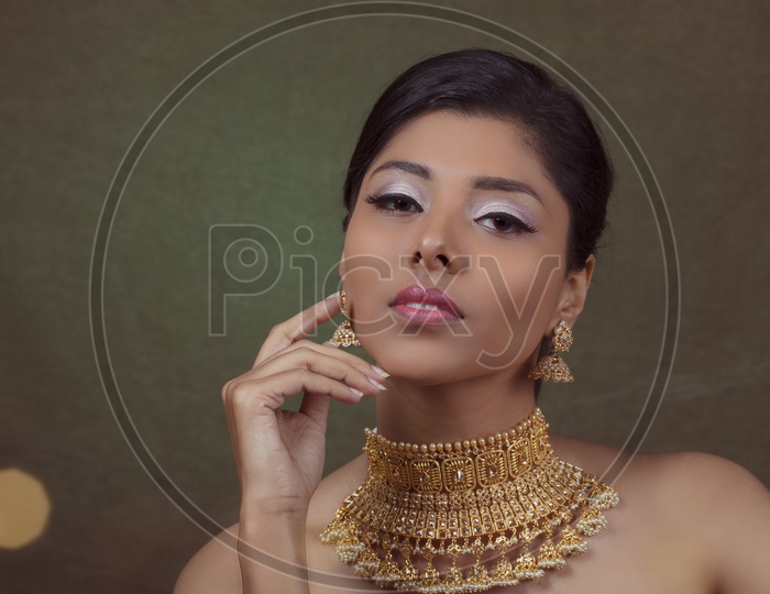 indian gold necklaces models