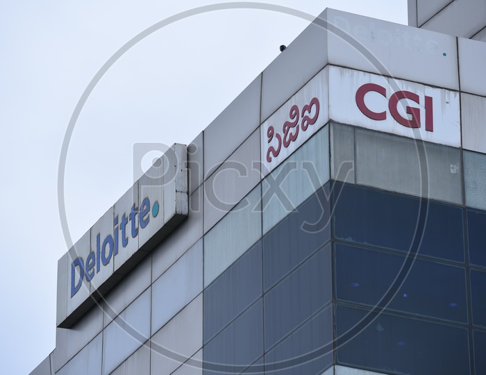 Deloitte in CGI Building Sign Boards