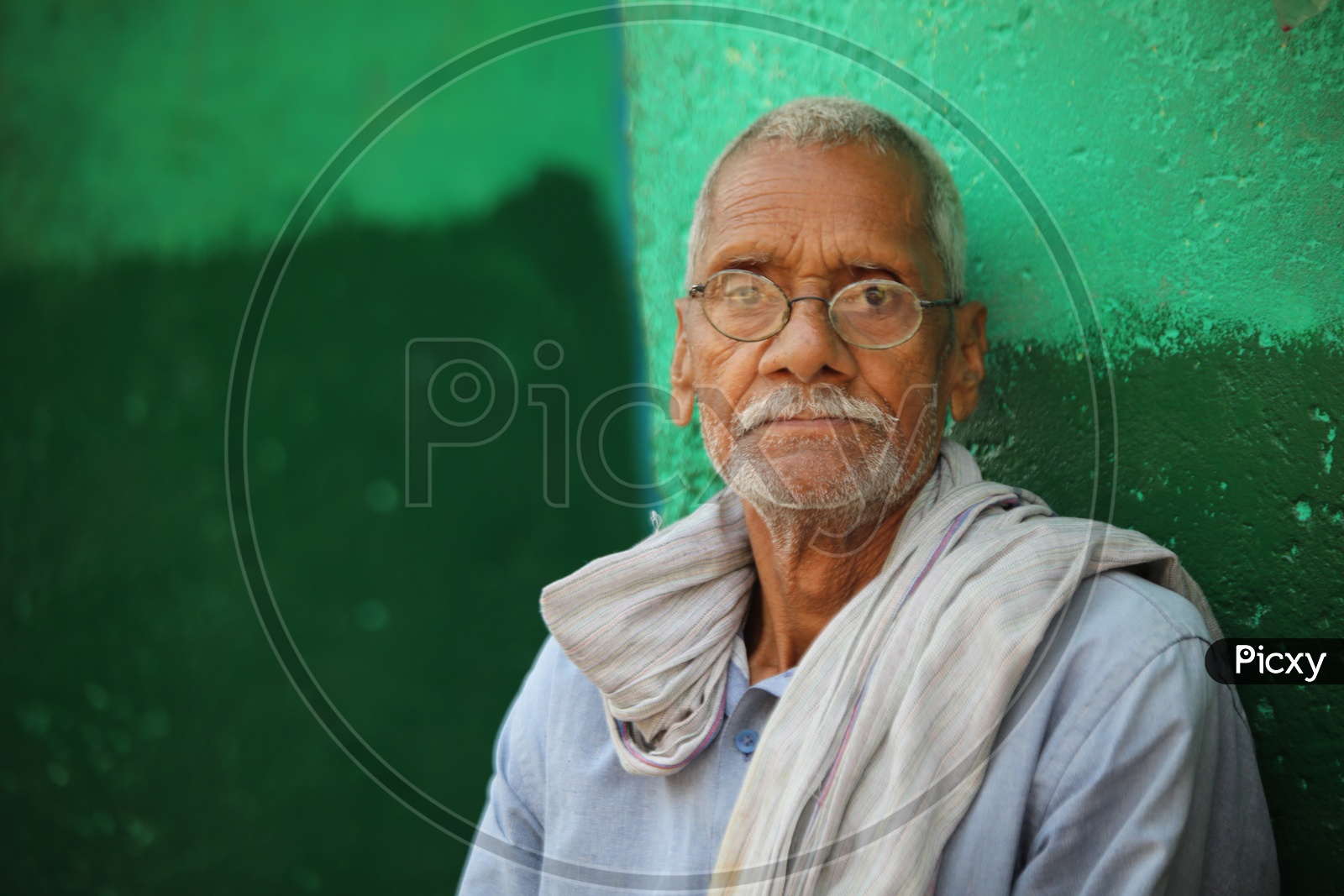 Portrait of an old man in Barsana