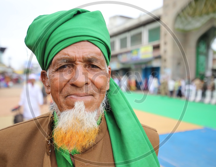 Portrait of a Muslim man