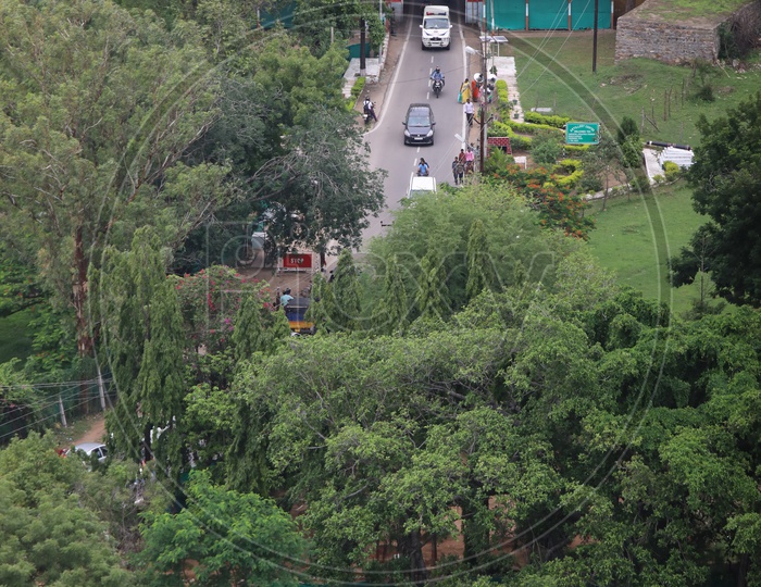 View of the Road from Golconda