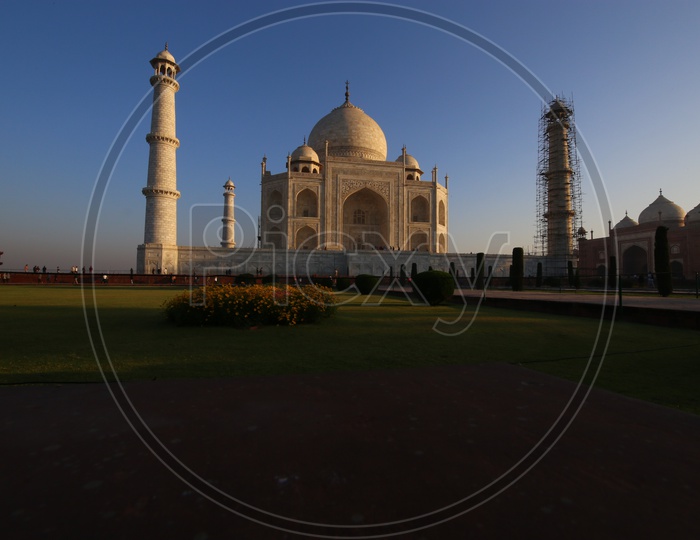 Landscape of Taj Mahal