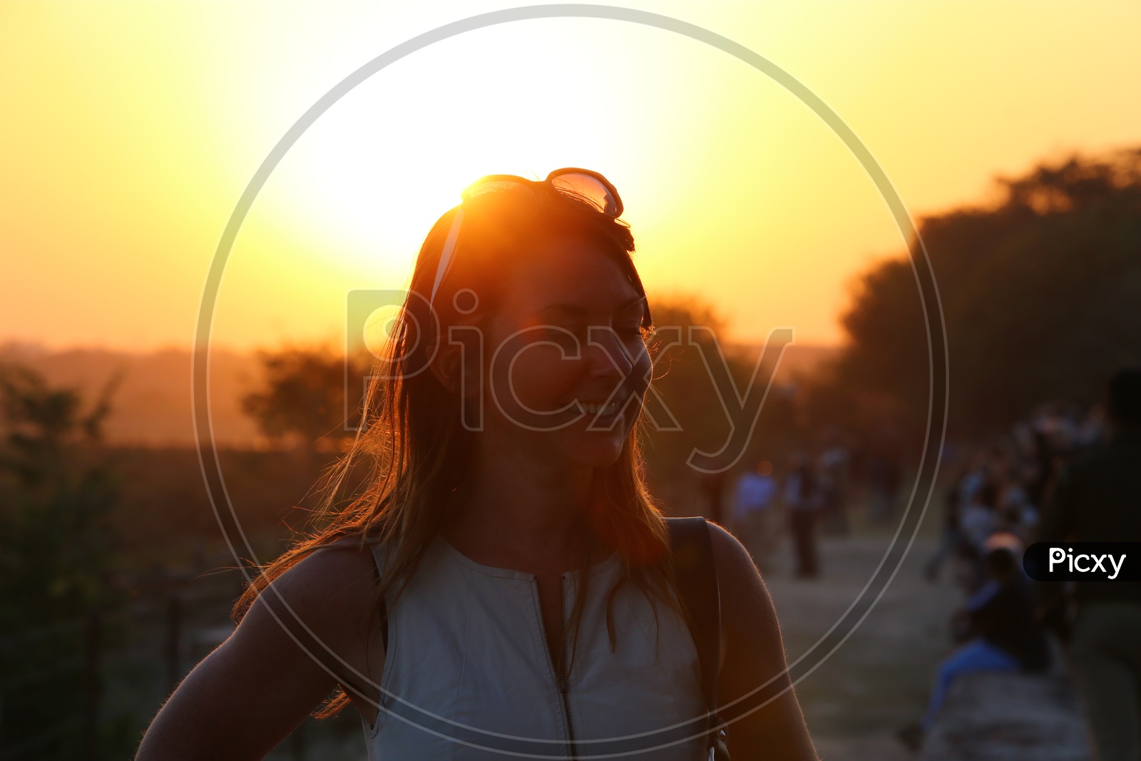 Portrait Of a Foreigner  in Agra