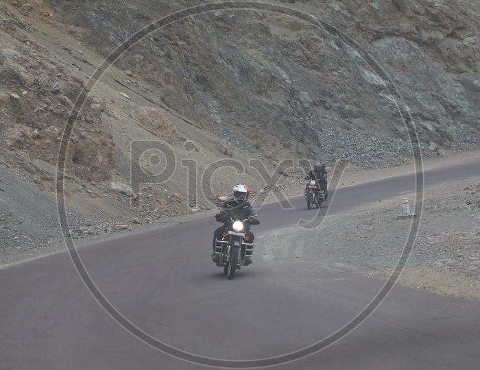 Bikers On the Roads Of leh