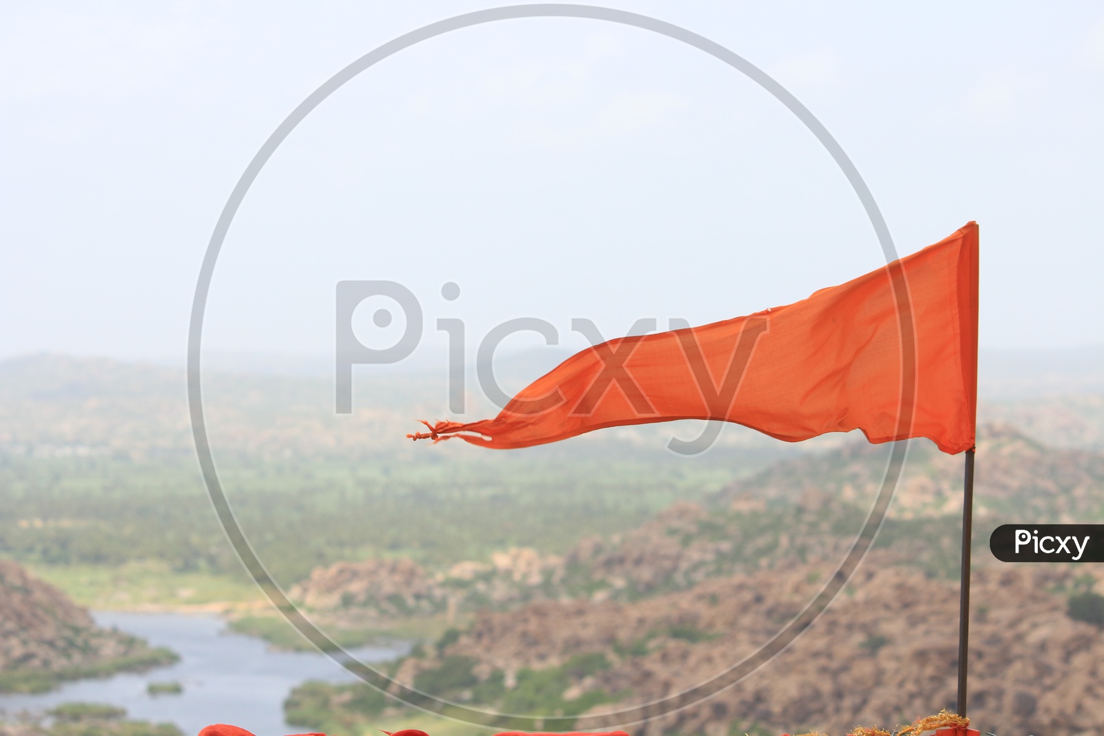 Orange Flag  - Symbol of Hindu religion