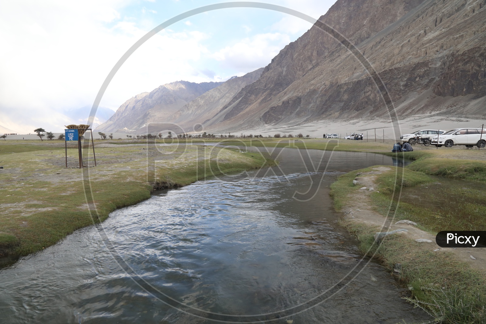 Beautiful River Valley View Of Leh / Ladakh
