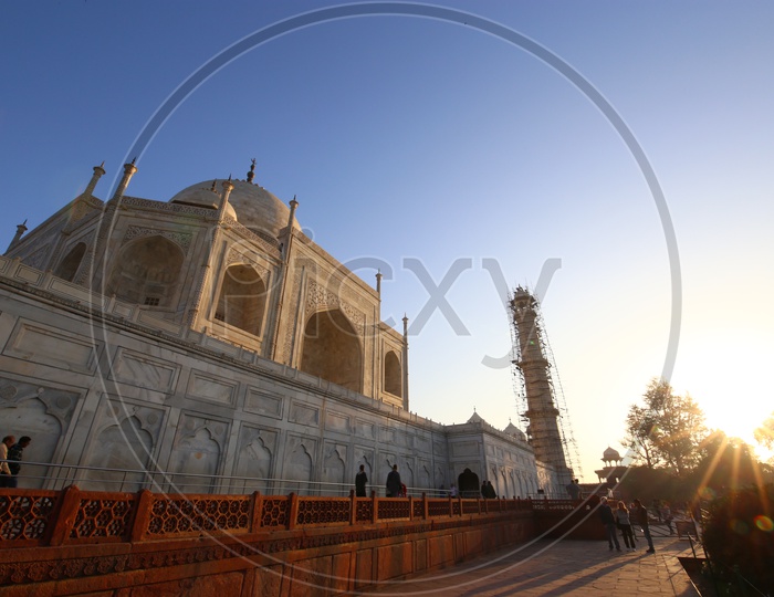 Architectural Views Of Taj Mahal
