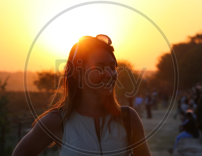 Portrait Of a Foreigner  in Agra