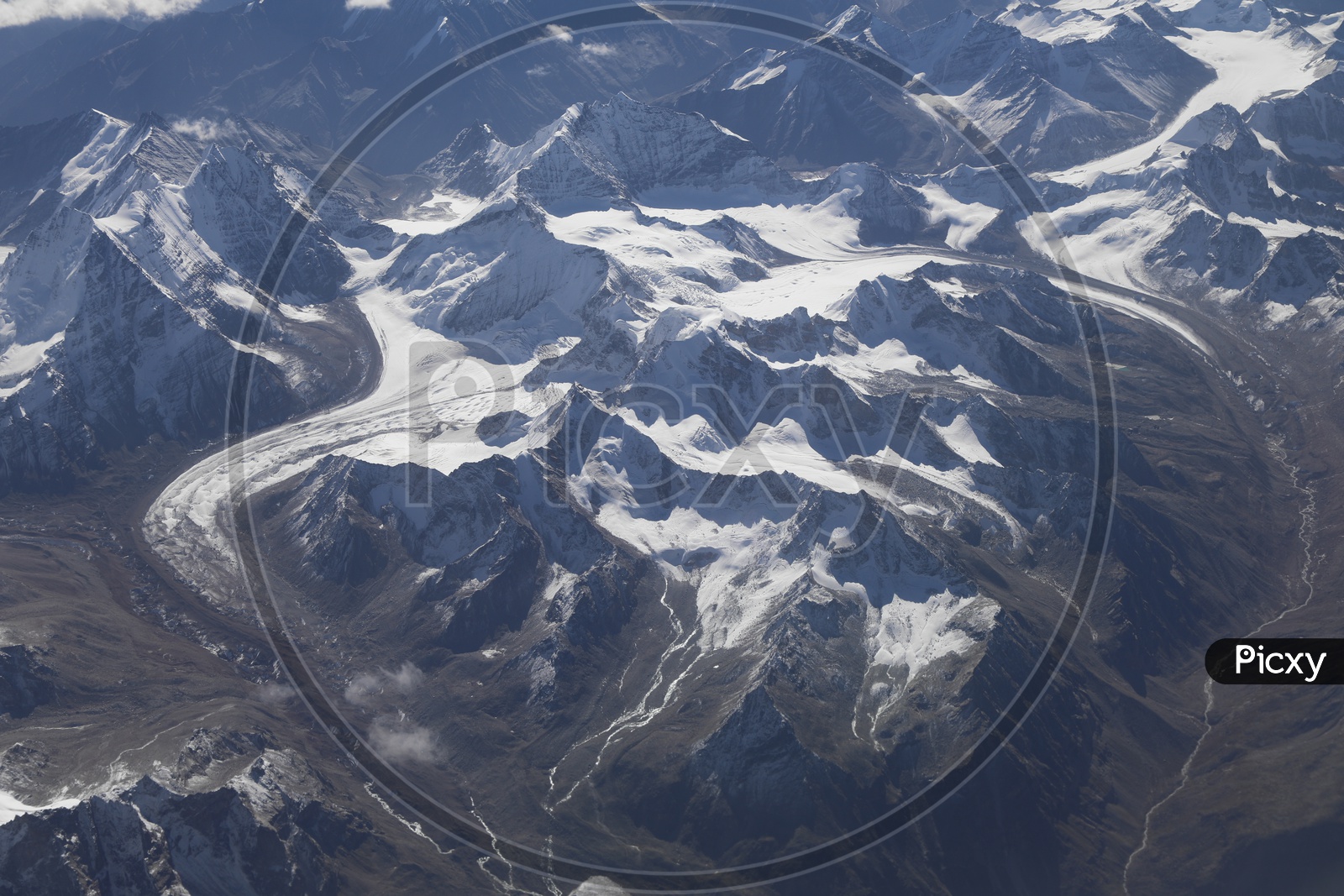 Beautiful Aerial Views Of Mountain Ranges From Flight Window