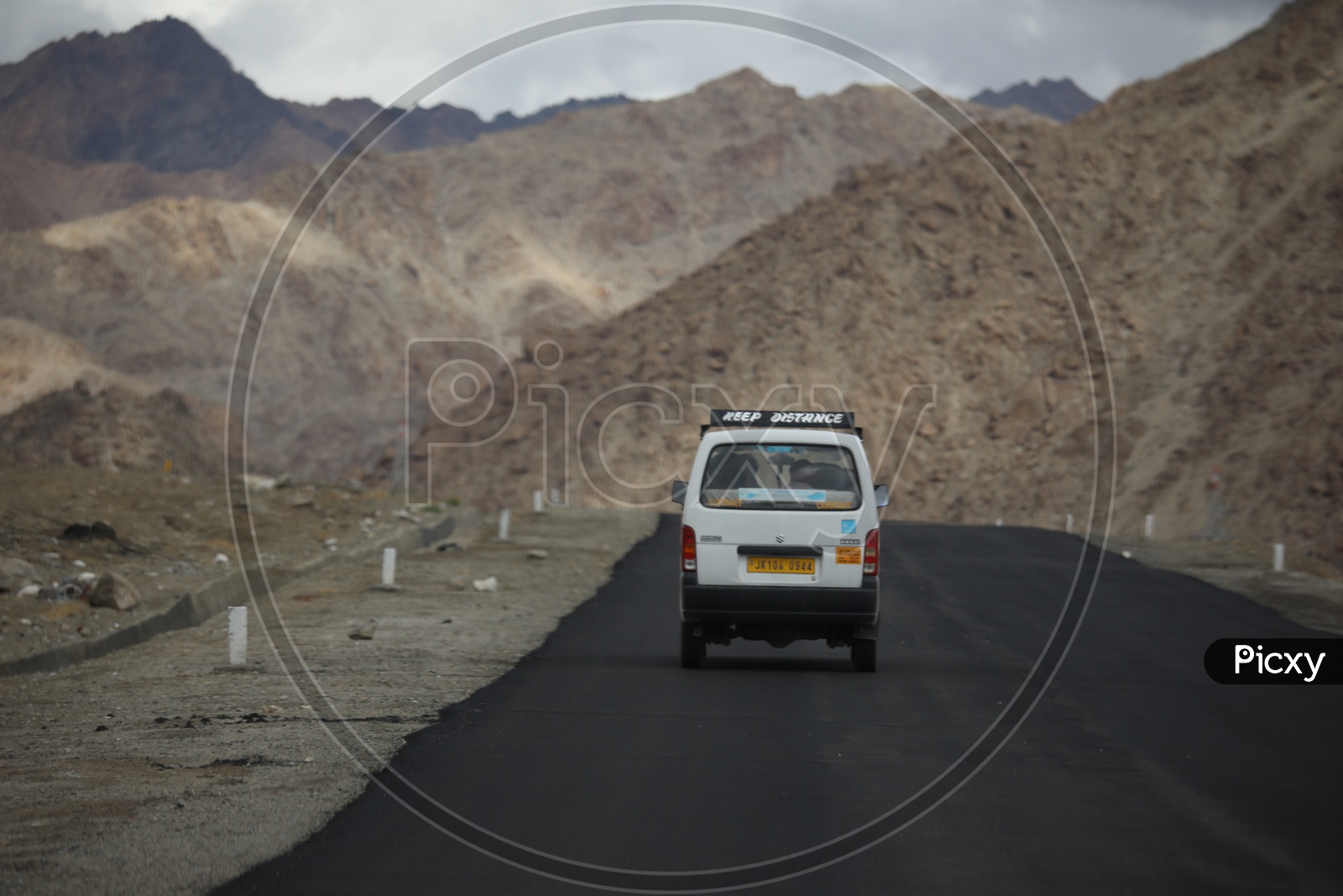 Vehicles On The Roads Of Leh