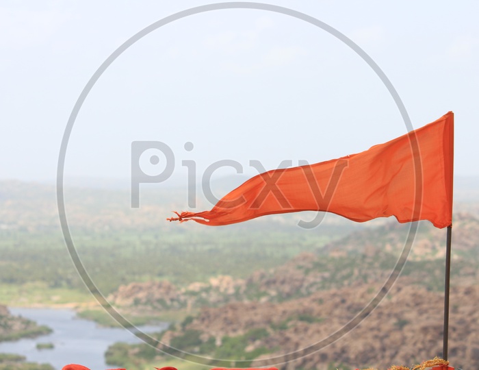 Orange Flag  - Symbol of Hindu religion