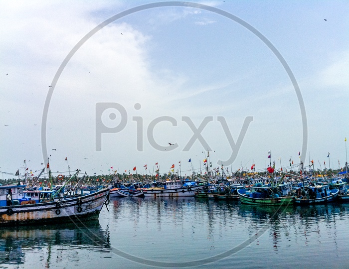 Fishing Boats In The Coast