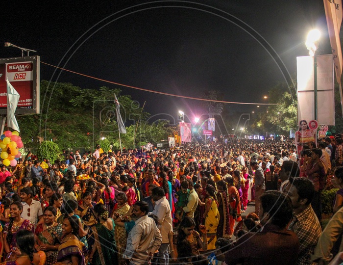 Batukamma Celebrations at Hussain Sagar, Hyderabad