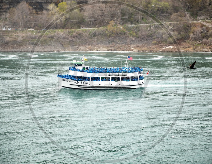 Tourist Boat in Niagara Falls