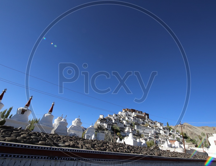 The Buddhist Monastery Of Diskit in Nubra valley in Leh