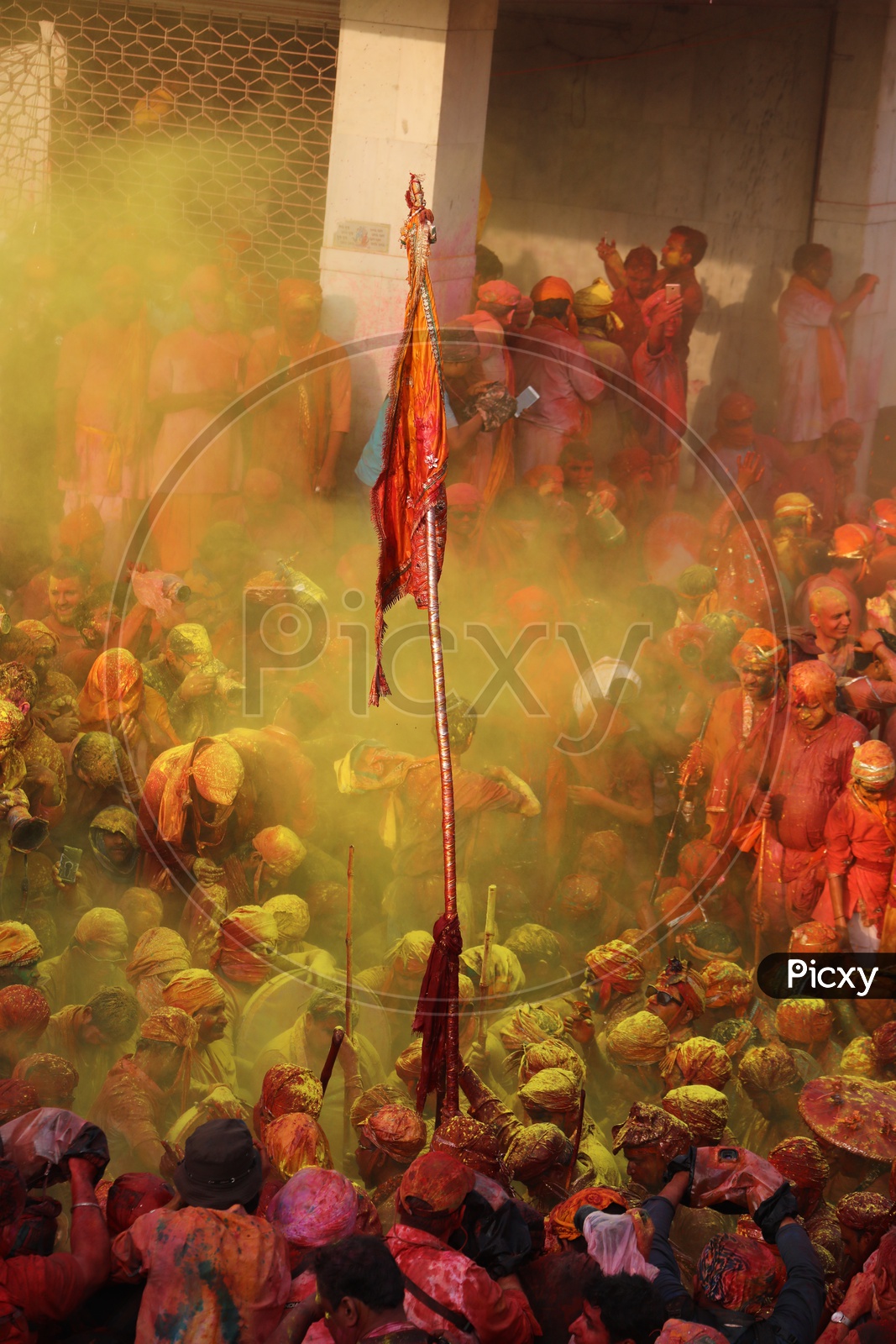 Holi Celebrations - Indian Festival - Colors/Colorful at Nandagaon
