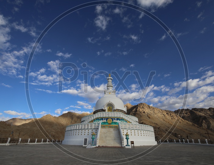 Shanti Stupa at leh
