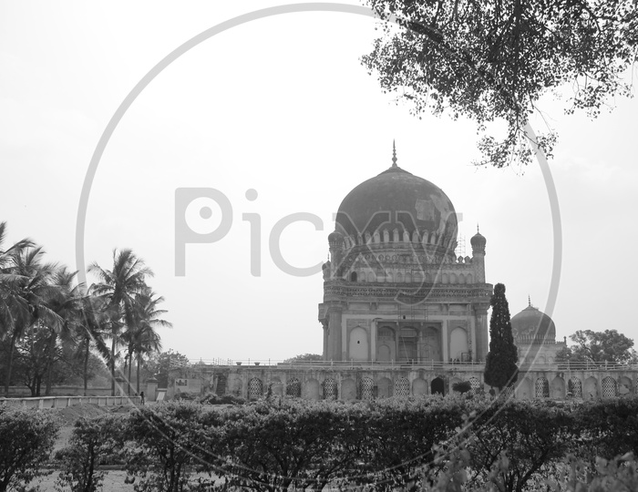 View Of Qutub Shahi tombs