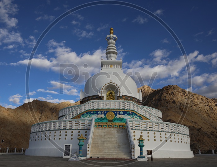 Shanti Stupa at leh
