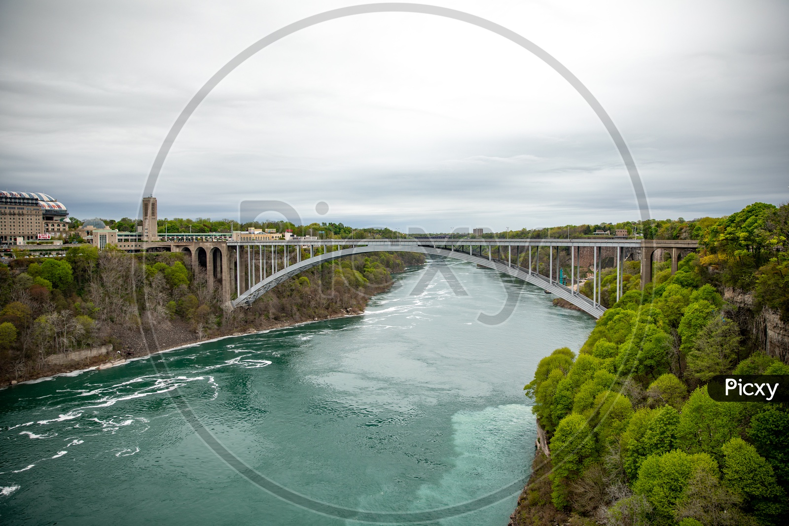 The Niagara Falls International Rainbow Bridge