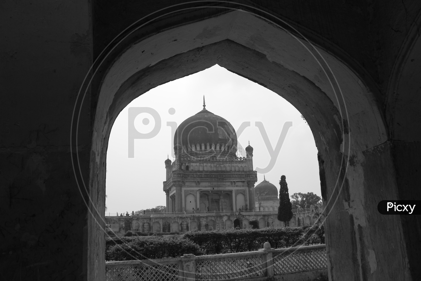 Closeup Shot Of Qutub Shahi Tombs