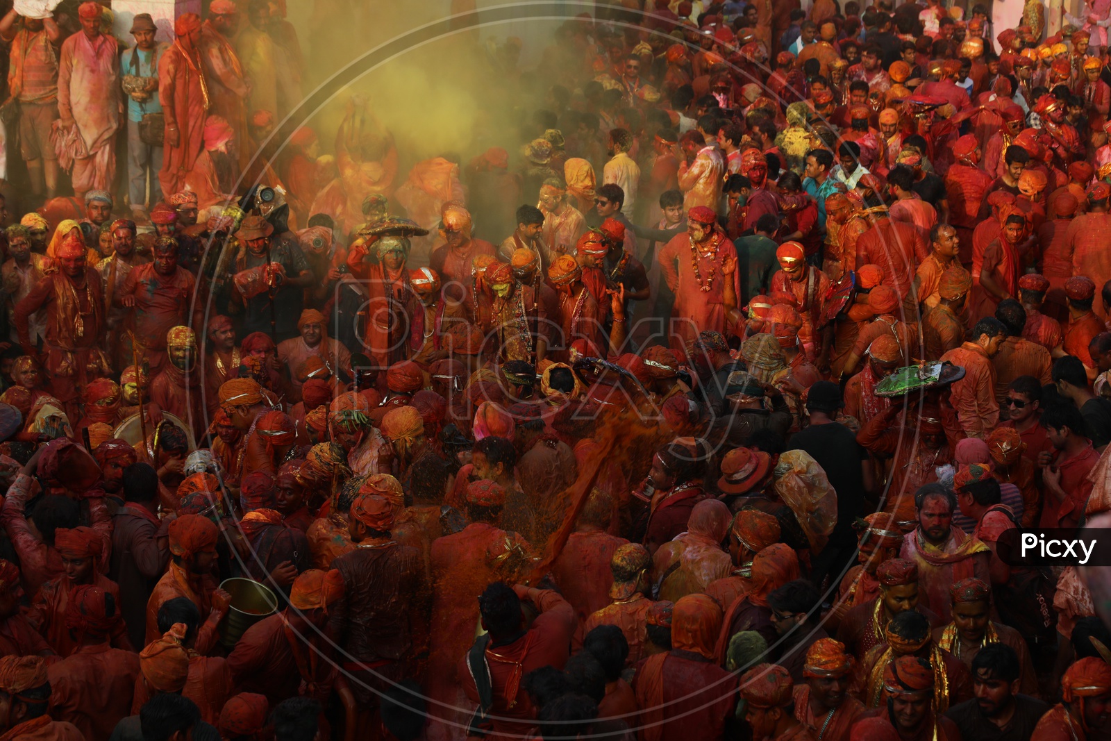 Holi Celebrations - Indian Festival - Colors/Colorful at Nandagaon