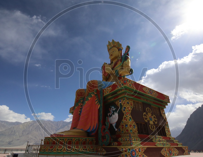 Buddha statue in Leh / Diskit Monastery, Diskit Gompa