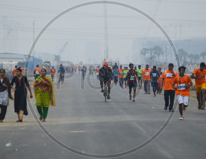 Amaravathi marathon 2018, cycling