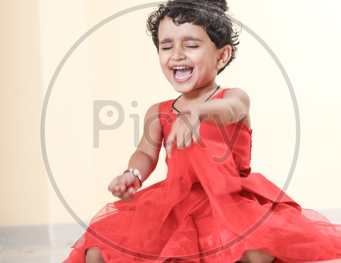 Smiling Indian Girl Child