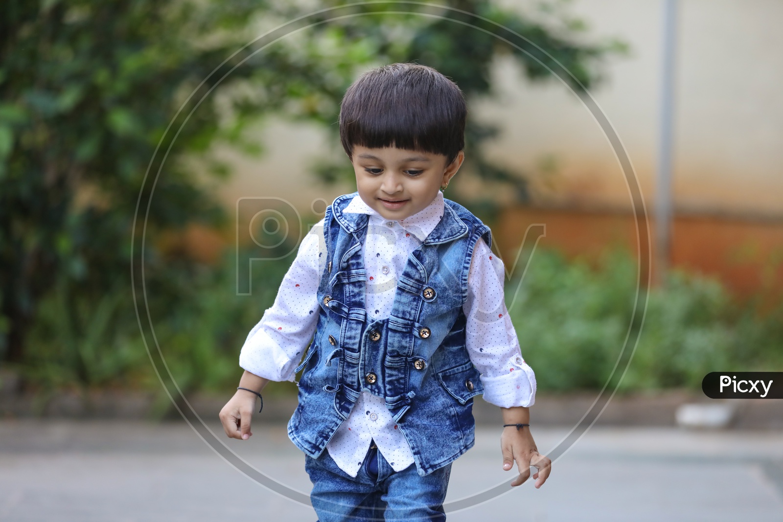 Indian Child or Indian Kid Playing