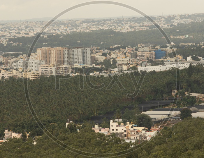 Turahalli City Scape View From Turahalli Reserve Forest