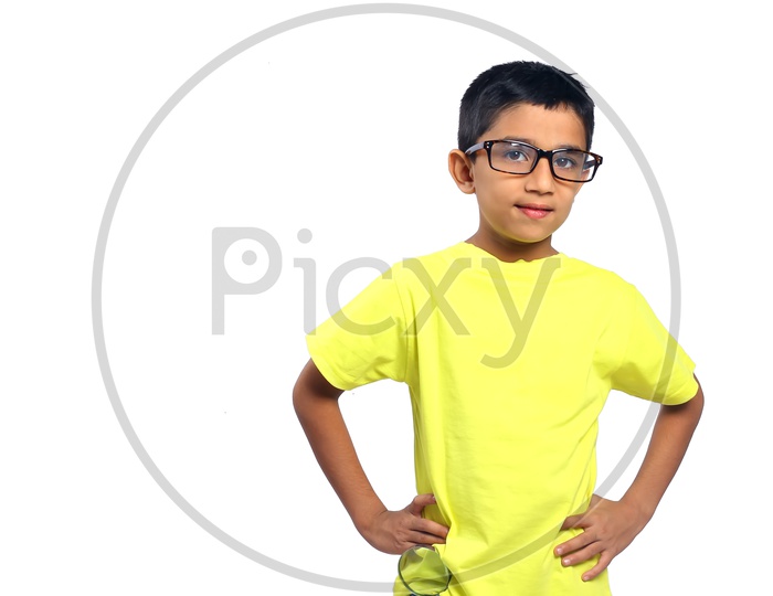 Indian Child on Eyeglass/Spects
